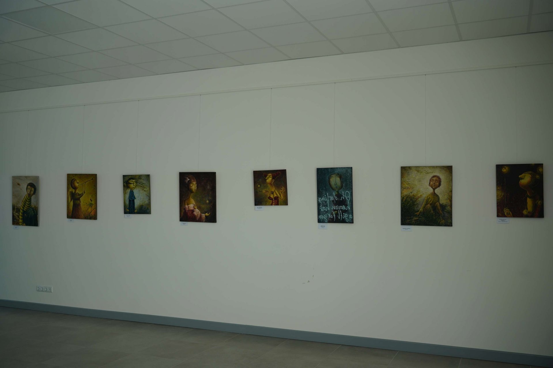 Dailininko Dariaus Kairaičio tapybos darbų paroda "Žmogeliukai"
